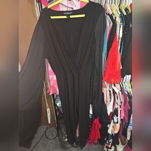 NWOT ASHLEY STEWART 18/20 ANGEL SLEEVE JUMPSUIT